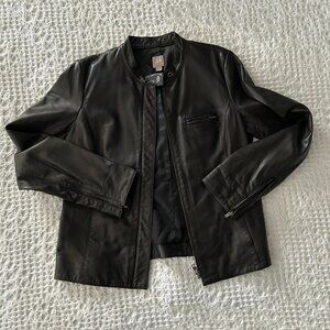 J.Jill Leather Jacket- Size Small